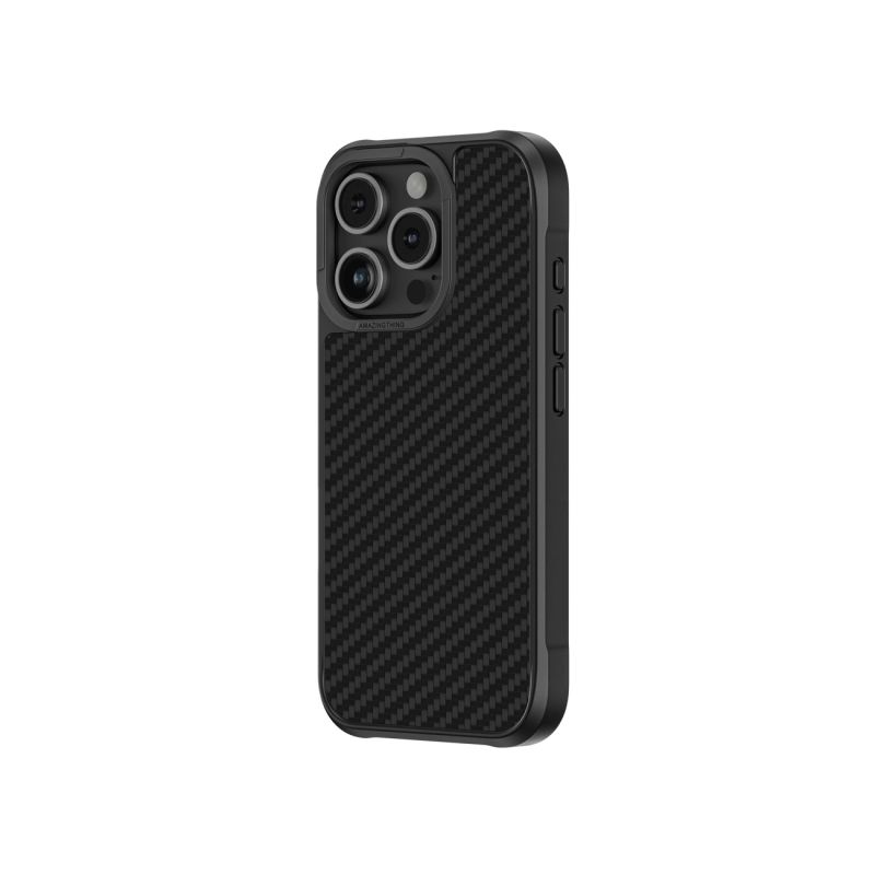 Etui pancerne AMAZINGTHING Titan Max Case z włóknami aramidowymi 1500D do iPhone 16 Pro Max - czarne - obrazek 6