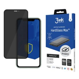 Szkło prywatyzujące 3mk HardGlass Max Privacy na iPhone X / XS / 11 Pro