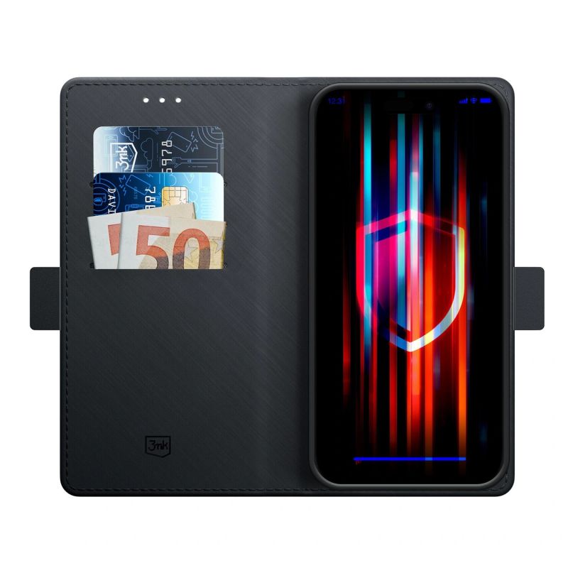 Etui 3mk Wallet Case na iPhone 17 - czarne - obrazek 12