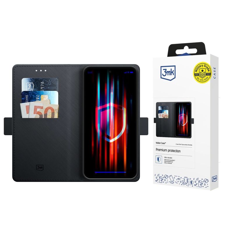 Etui 3mk Wallet Case na iPhone 17 Pro Max - czarne