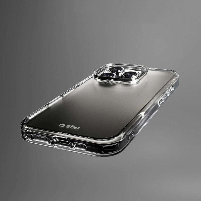 Zestaw SBS z technologią D3O na iPhone 16 Pro – etui + szkło ochronne na ekran i aparat - przezroczyste - obrazek 6