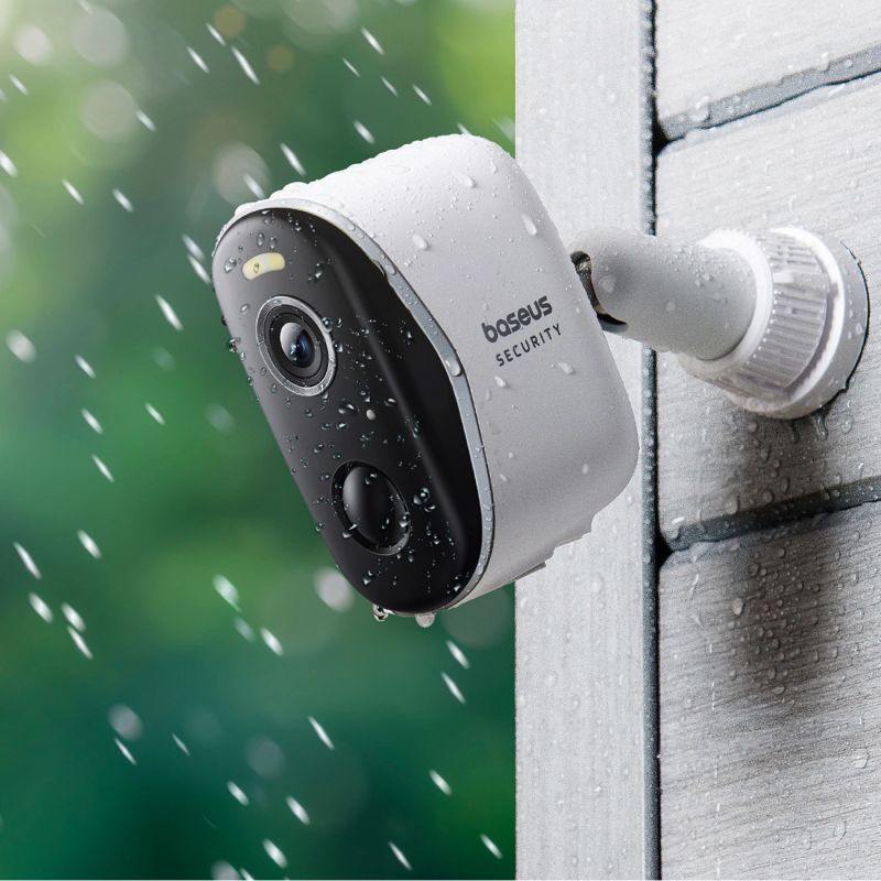 Zestaw monitoringu zewnętrznego Baseus Security N1 2K (2 kamery) – biały - obrazek 7