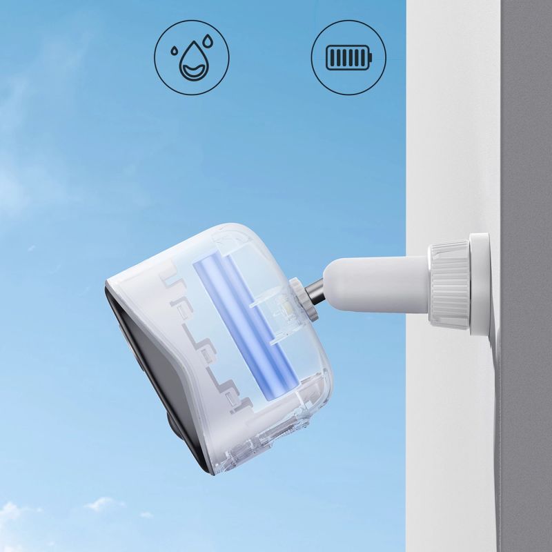 Zestaw monitoringu zewnętrznego Baseus Security N1 2K (2 kamery) – biały - obrazek 8
