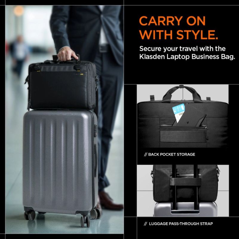 Torba Spigen KD300 na laptopa - czarna - obrazek 10