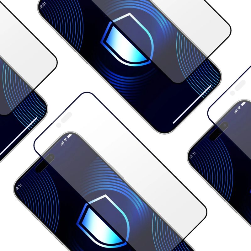 Matowe szkło hartowane 3mk HardGlass Matt Max na Apple Iphone 17 Air - obrazek 13