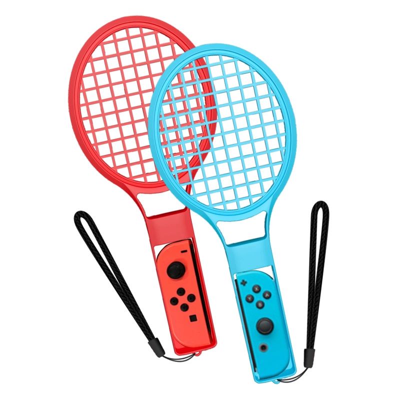 Pakiet akcesoriów rodzinnych 10 w 1 do gry Nintendo Switch Sports - zestaw czerwony i niebieski - obrazek 3