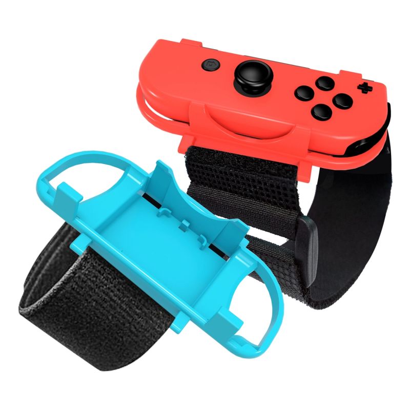 Pakiet akcesoriów rodzinnych 10 w 1 do gry Nintendo Switch Sports - zestaw czerwony i niebieski - obrazek 9