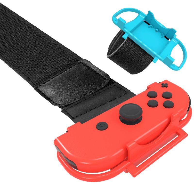 Pakiet akcesoriów rodzinnych 10 w 1 do gry Nintendo Switch Sports - zestaw czerwony i niebieski - obrazek 12
