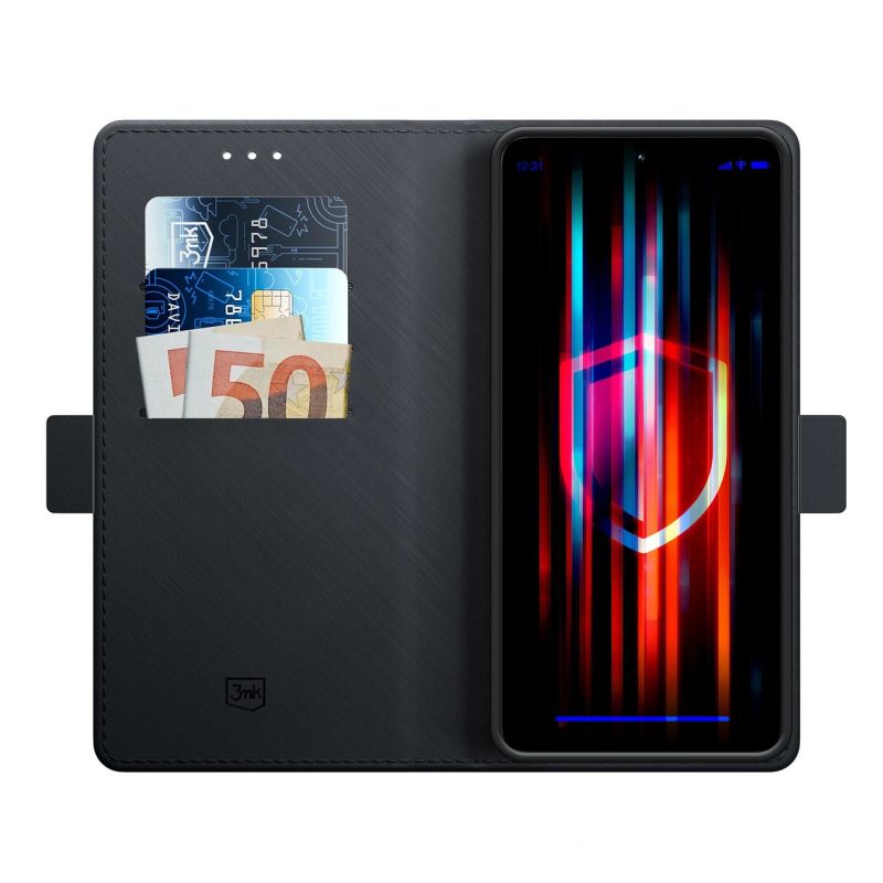 Etui 3mk Wallet Case na Xiaomi Redmi 15 4G / 15 5G - czarne - obrazek 4