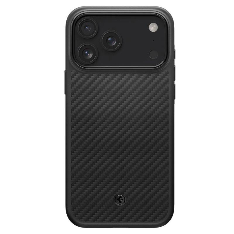 Etui Spigen Enzo Aramid "T" MagSafe na iPhone 17 Pro Max - czarne - obrazek 2