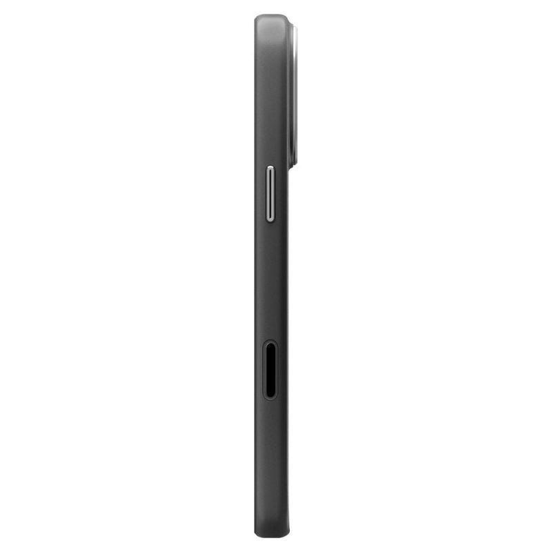 Etui Spigen Enzo Aramid "T" MagSafe na iPhone 17 Pro Max - czarno-srebrne - obrazek 4