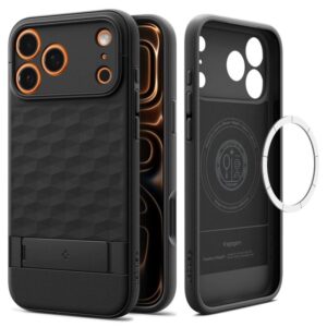 Etui Spigen Parallax "S" MagSafe na iPhone 17 Pro Max - czarny mat