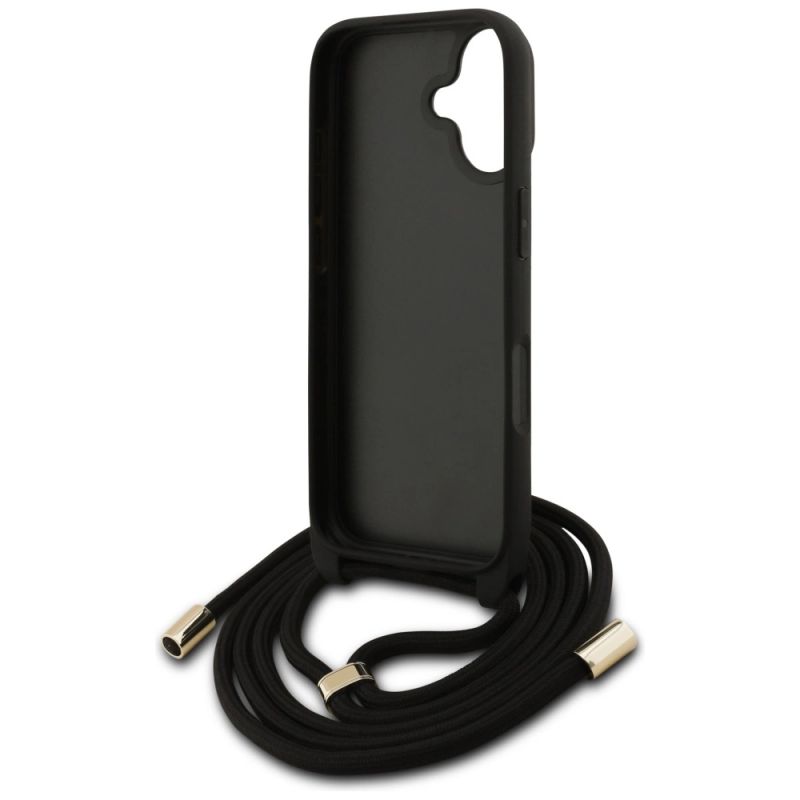 Etui Guess 4G Big Logo Cord Stap Crossbody na iPhone 17 - brązowe - obrazek 6