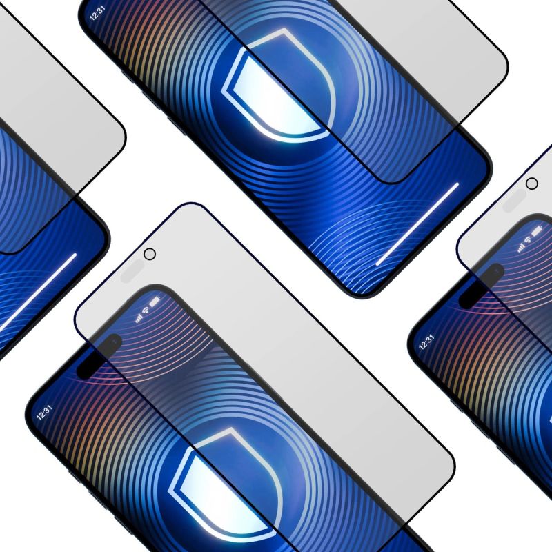 Szkło hartowane 3mk Hardglass Matt Max Privacy na iPhone 17 Pro Max - obrazek 3