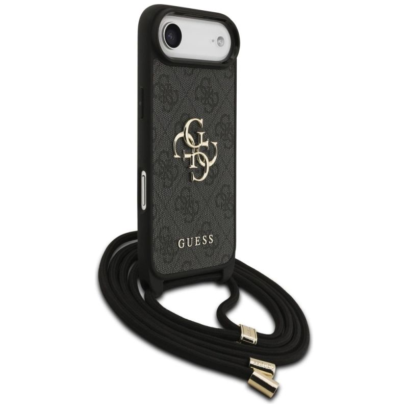 Etui Guess 4G Big Logo Cord Stap Crossbody na iPhone Air - czarne - obrazek 3