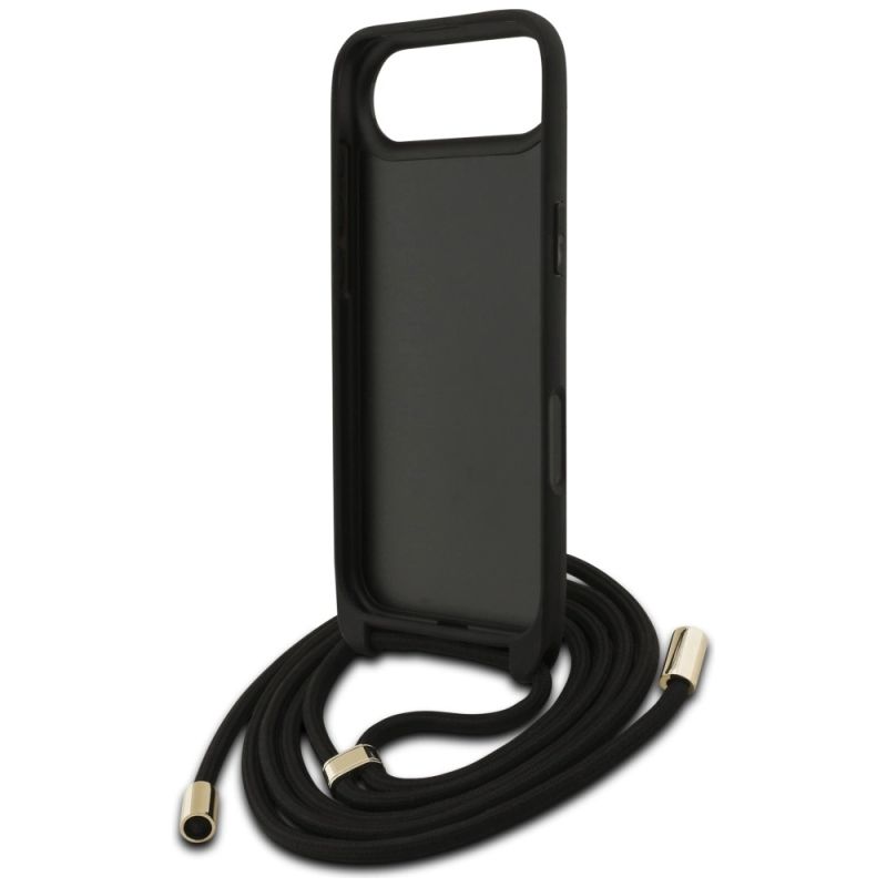 Etui Guess 4G Big Logo Cord Stap Crossbody na iPhone Air - czarne - obrazek 6
