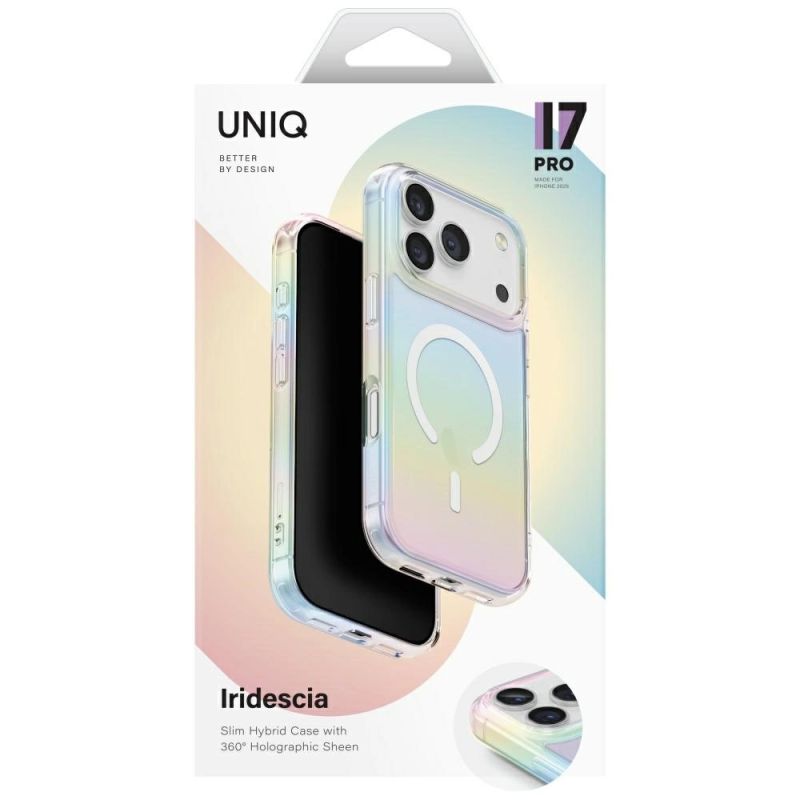 Etui UNIQ Iridescia Magclick Charging do iPhone 17 Pro - wielokolorowe - obrazek 6