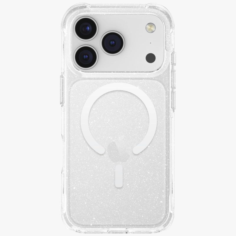 Etui UNIQ LifePro Xtreme Magclick Charging do iPhone 17 Pro - przezroczysty-brokat - obrazek 2