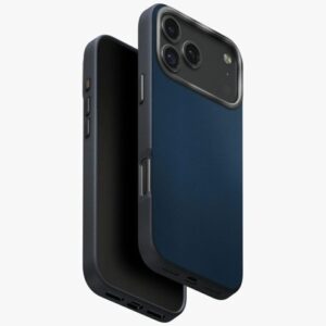 Etui UNIQ Lyden DS do iPhone 17 Pro Max Magclick Charging - niebiesko-czarny