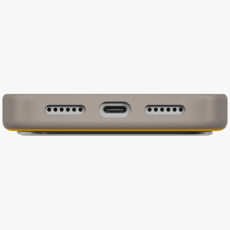 Etui UNIQ Lyden DS do iPhone 17 Pro Max Magclick Charging - zółto-szary - obrazek 4