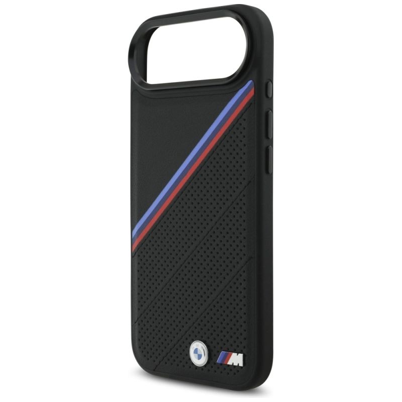 Etui BMW M Tricolor Metal Logo MagSafe do iPhone 17 Air - czarne - obrazek 6