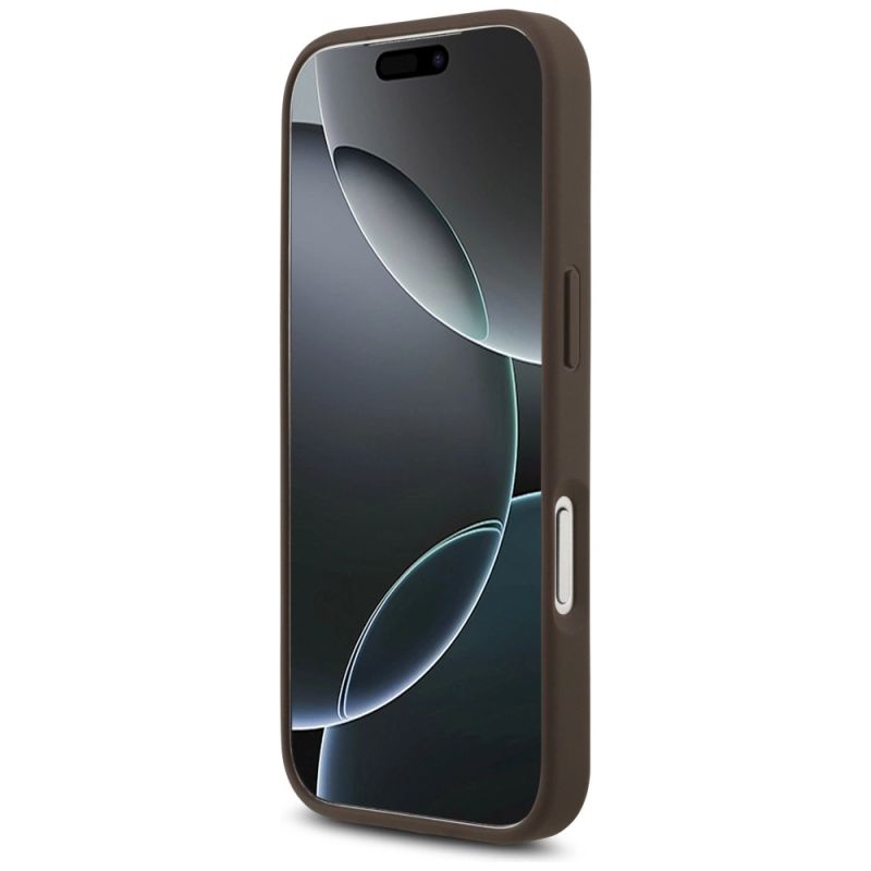 Etui Guess 4G Big Logo do iPhone 17 Pro - brązowe - obrazek 5