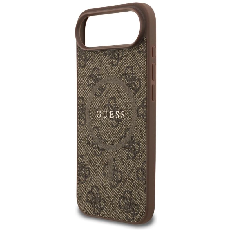 Etui Guess 4G Ring Classic Logo MagSafe na iPhone 17 Air - brązowe - obrazek 6