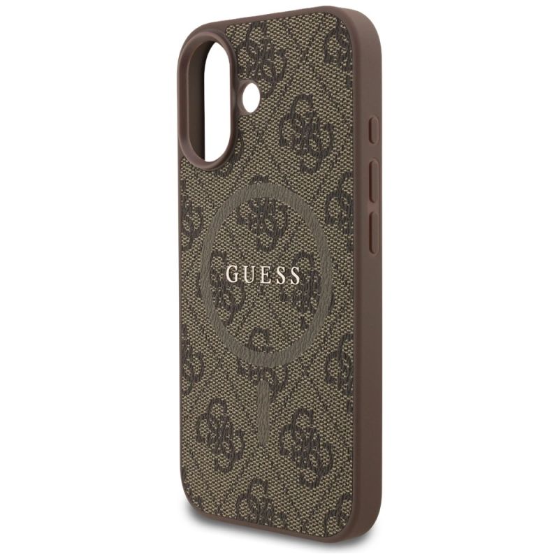 Etui Guess 4G Ring Classic Logo MagSafe na iPhone 17 - brązowe - obrazek 6