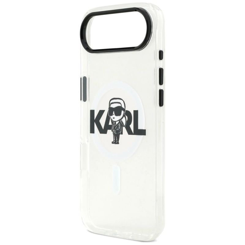 Etui Karl Lagerfeld IML Karl Sketch Logo MagSafe do iPhone 17 Air - przezroczyste - obrazek 6