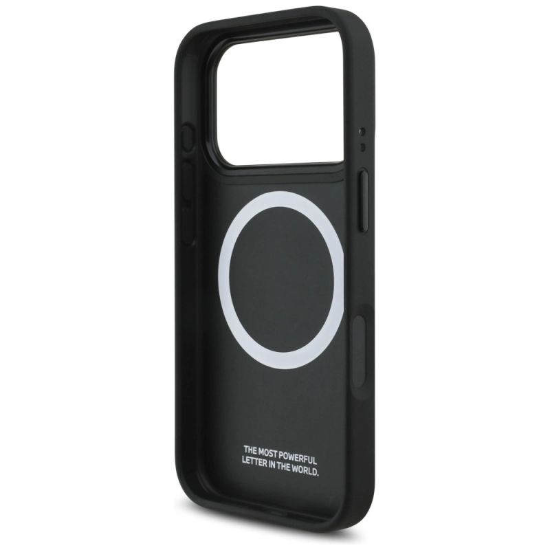 Etui BMW M Perforated Stripe Logo MagSafe na iPhone 17 Pro - granatowe - obrazek 7