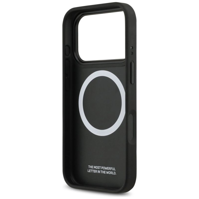 Etui BMW M Perforated Stripe Logo MagSafe na iPhone 17 Pro - niebieskie - obrazek 7