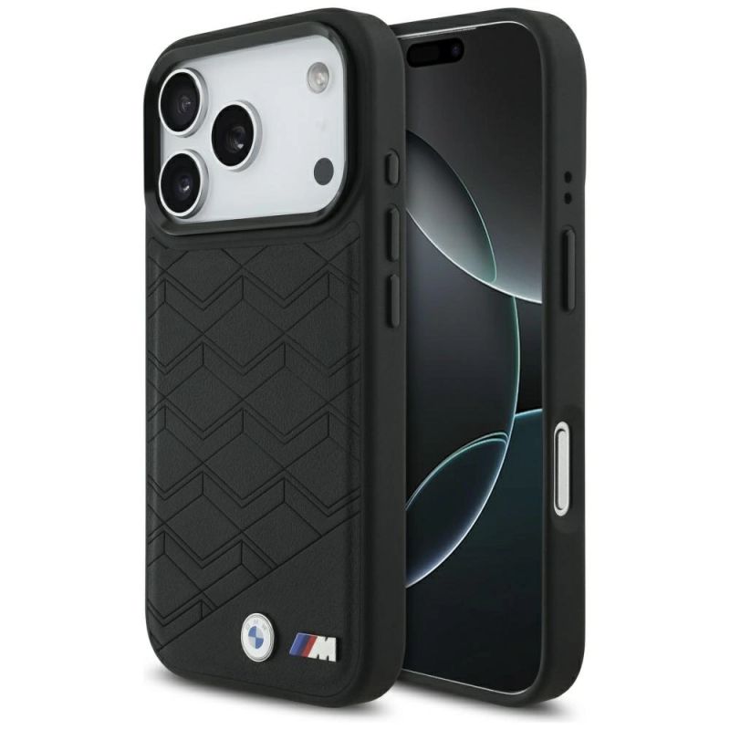 Etui BMW M Shape Logo MagSafe na iPhone 17 Pro - czarne