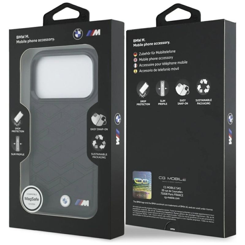 Etui BMW M Shape Logo MagSafe na iPhone 17 Pro - czarne - obrazek 8