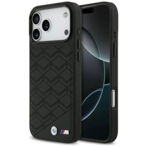 Etui BMW M Shape Logo MagSafe na iPhone 17 Pro Max - czarne