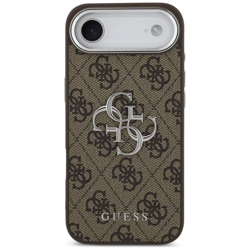 Etui Guess 4G Big 4G Classic Logo na iPhone 17 Air - brązowo-srebrne - obrazek 3