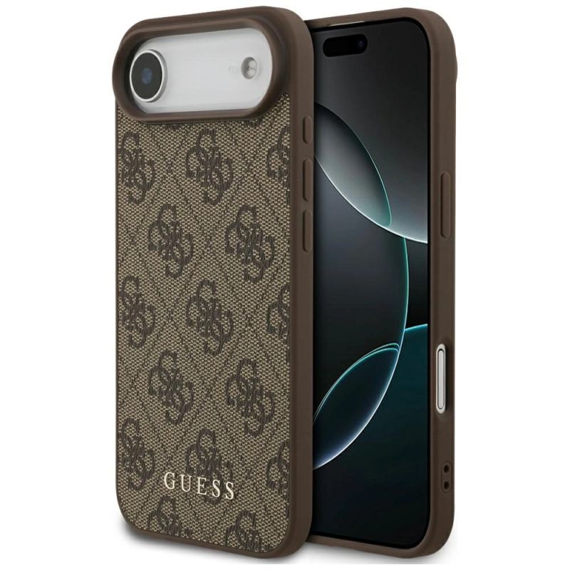 Etui Guess 4G Classic na iPhone 17 Air - brązowe