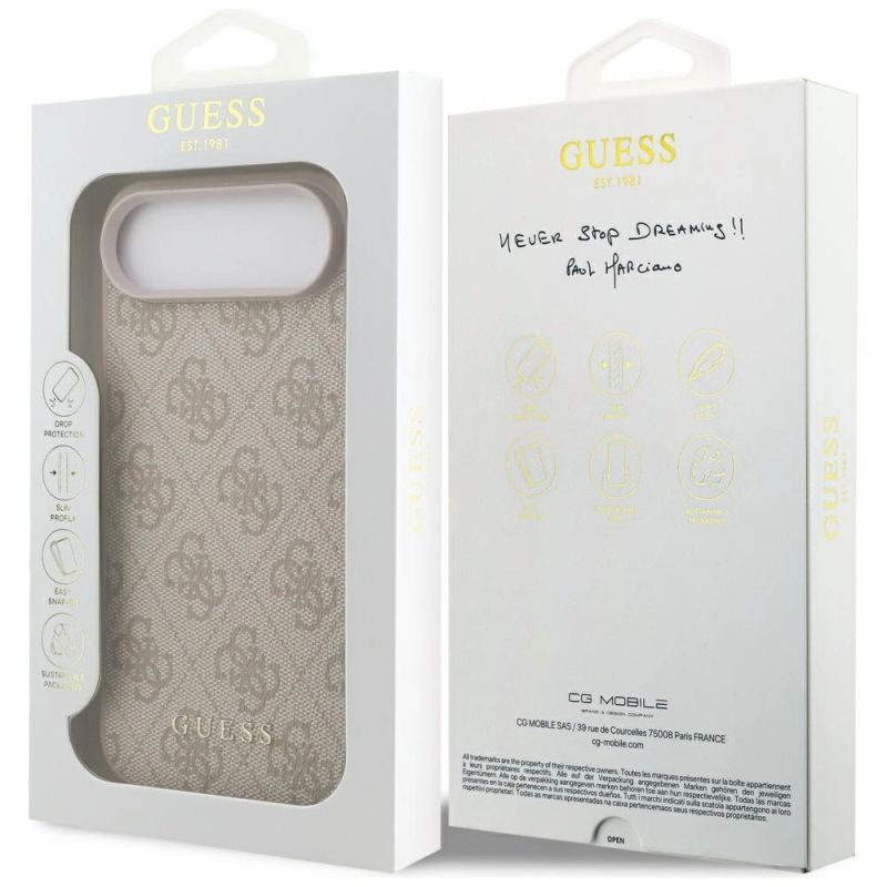 Etui Guess 4G Classic na iPhone 17 Air - różowe - obrazek 8