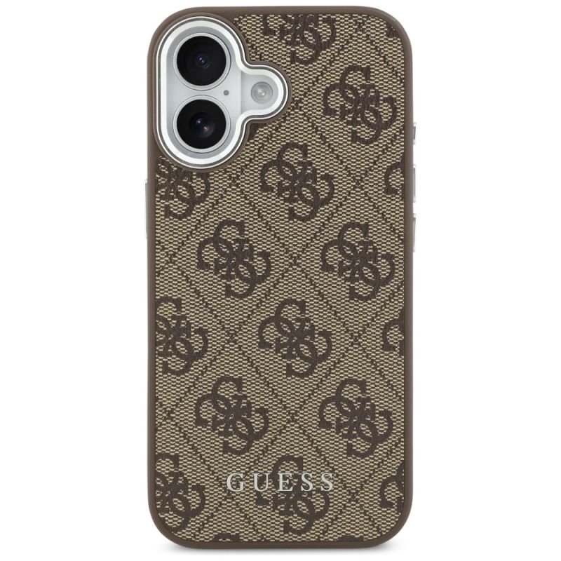 Etui Guess 4G Classic Logo MagSafe na iPhone 17 - brązowe - obrazek 3
