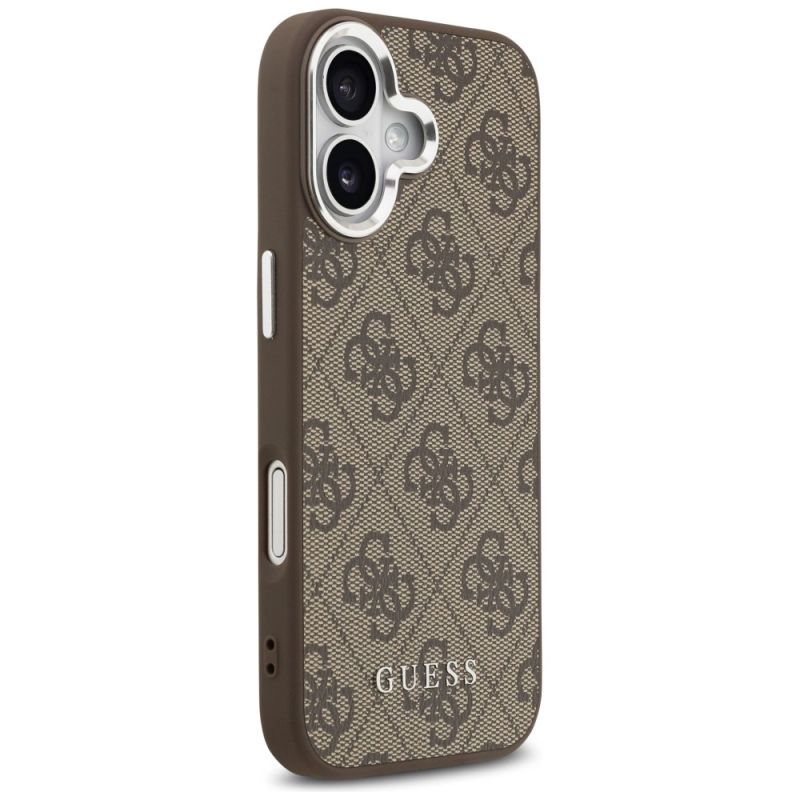 Etui Guess 4G Classic Logo MagSafe na iPhone 17 - brązowe - obrazek 4
