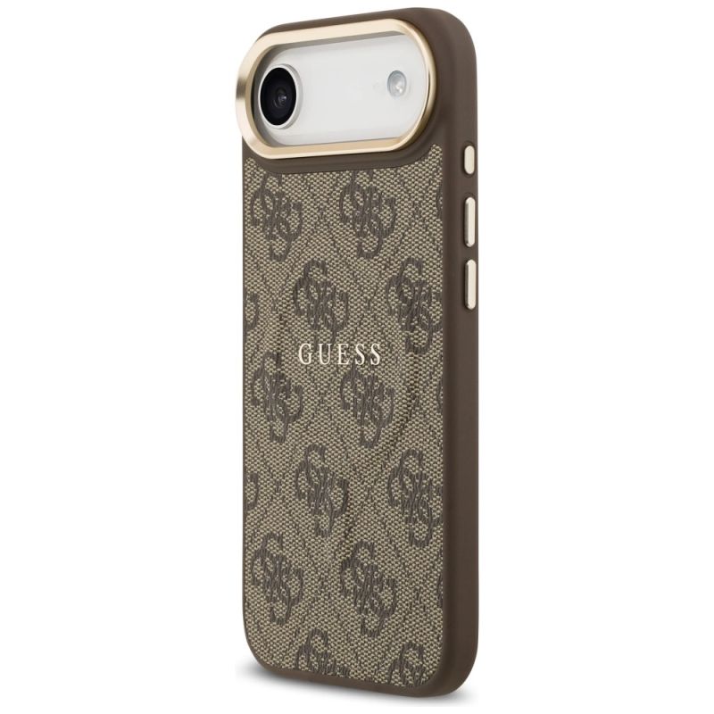 Etui Guess 4G PU Classic Logo MagSafe na iPhone 17 Air - brązowe - obrazek 2