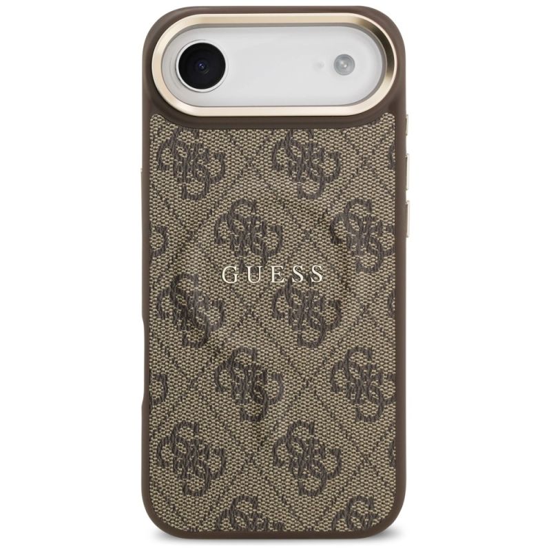 Etui Guess 4G PU Classic Logo MagSafe na iPhone 17 Air - brązowe - obrazek 3