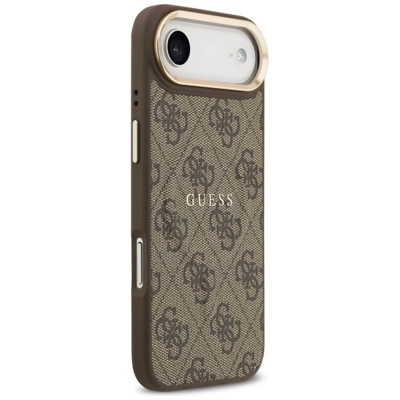 Etui Guess 4G PU Classic Logo MagSafe na iPhone 17 Air - brązowe - obrazek 4