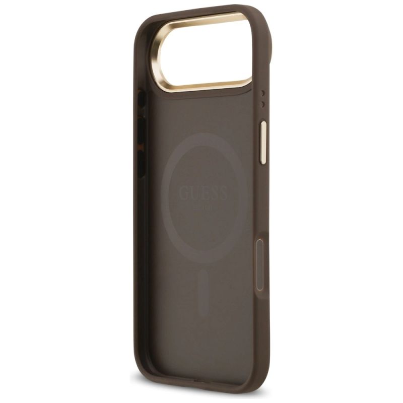 Etui Guess 4G PU Classic Logo MagSafe na iPhone 17 Air - brązowe - obrazek 7