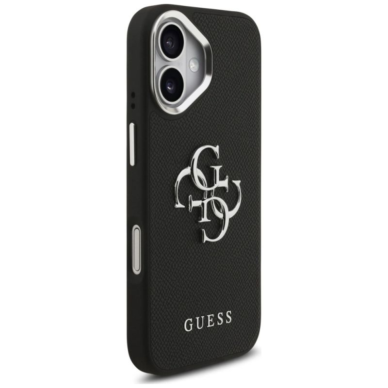 Etui Guess Grained Big 4G Classic Logo na iPhone 17 - czarne - obrazek 4