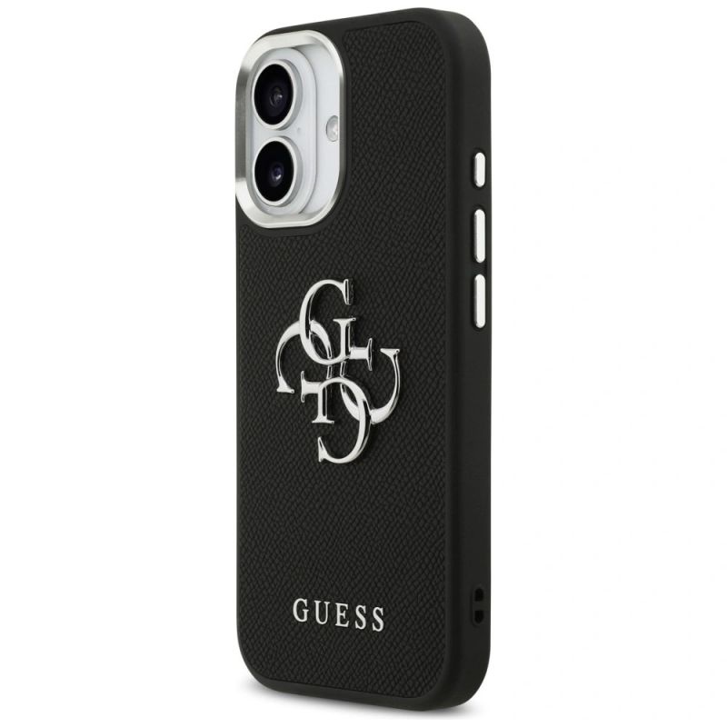 Etui Guess Grained Big 4G Classic Logo na iPhone 17 - czarne - obrazek 10