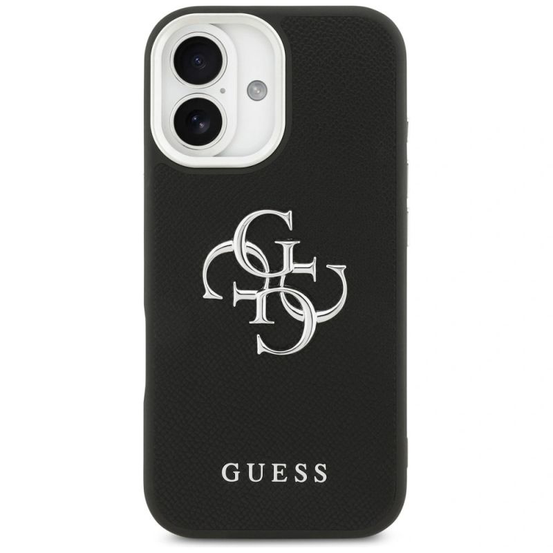 Etui Guess Grained Big 4G Classic Logo na iPhone 17 - czarne - obrazek 11