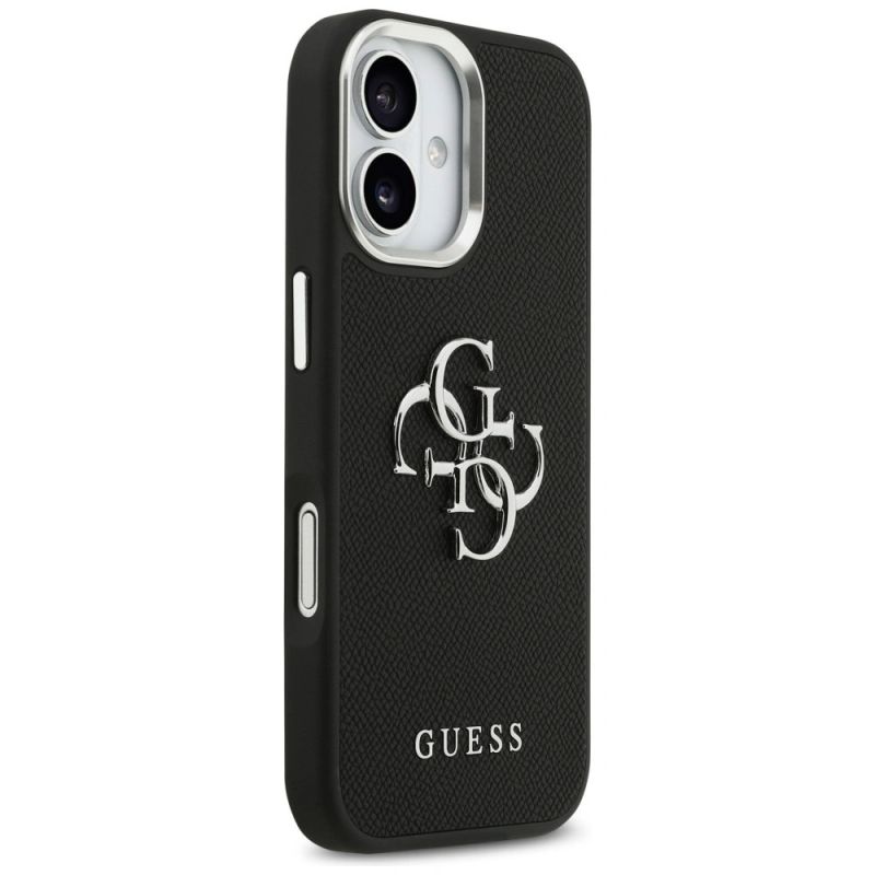 Etui Guess Grained Big 4G Classic Logo na iPhone 17 - czarne - obrazek 12