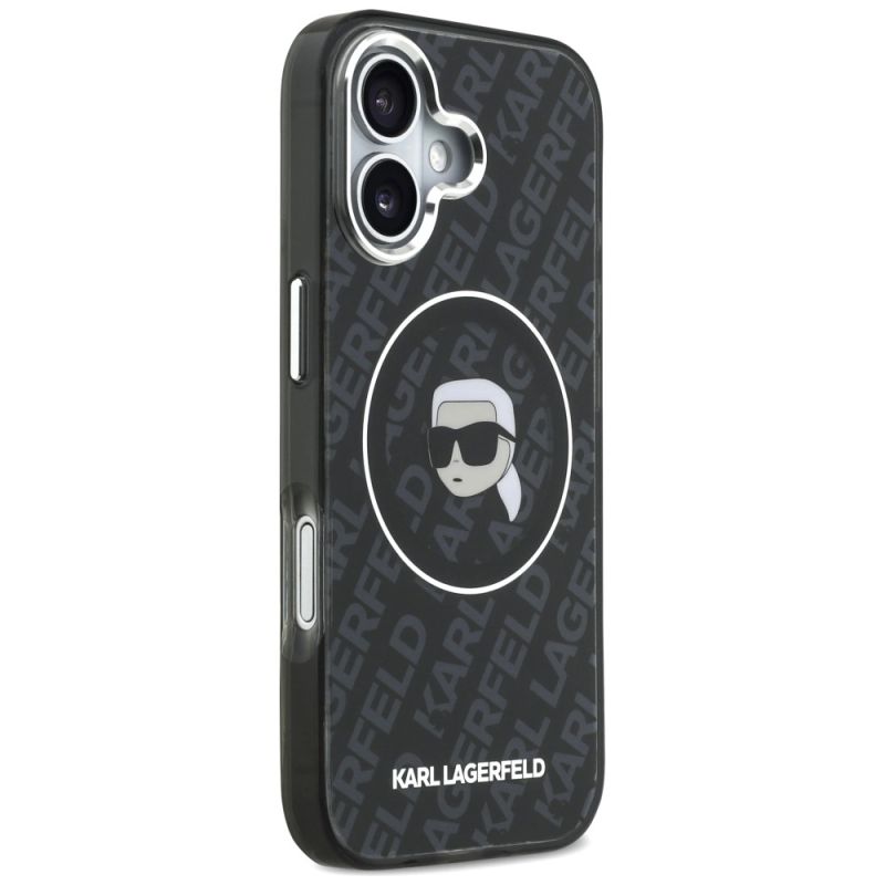 Etui Karl Lagerfeld IML Karl Head Logo MagSafe na iPhone 17 - czarne - obrazek 4