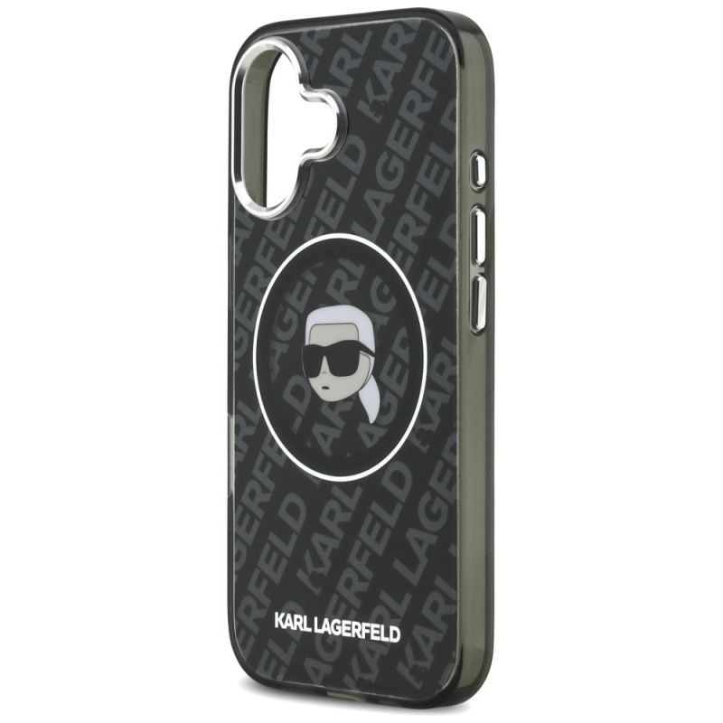 Etui Karl Lagerfeld IML Karl Head Logo MagSafe na iPhone 17 - czarne - obrazek 6