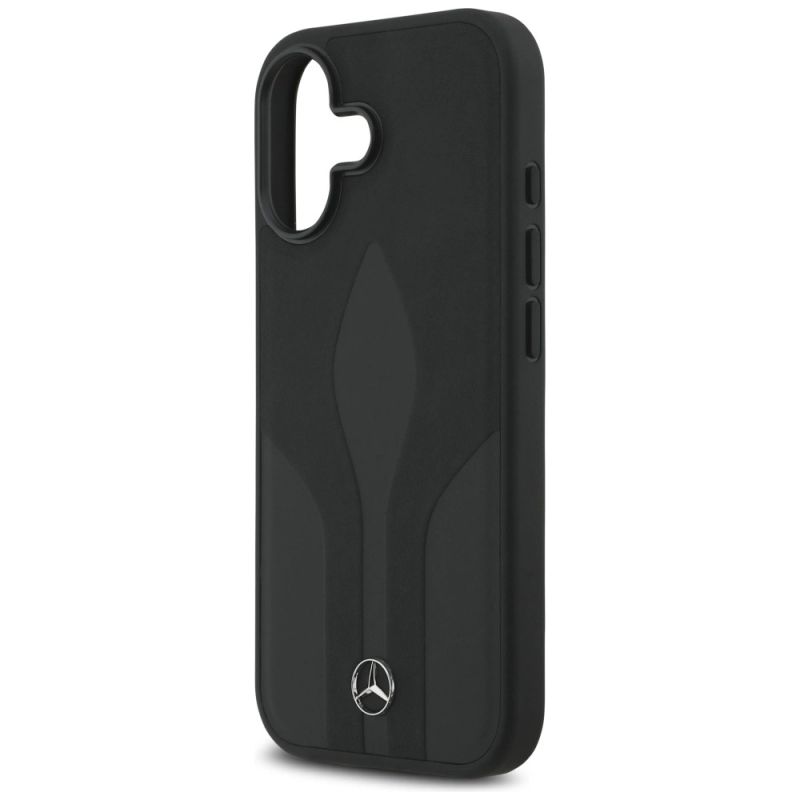 Etui Mercedes Leather The Move MagSafe na iPhone 17 - czarne - obrazek 6
